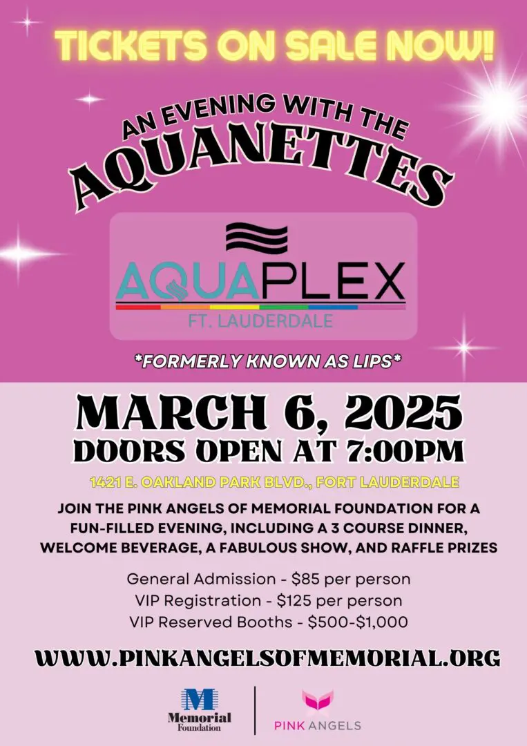 An Evening with the Aquanettes - Invitation 2025